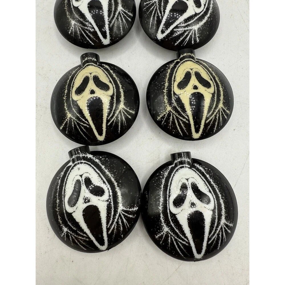 7 Scream Ghost Face Halloween Miniature String Light Bulb Covers Replacement